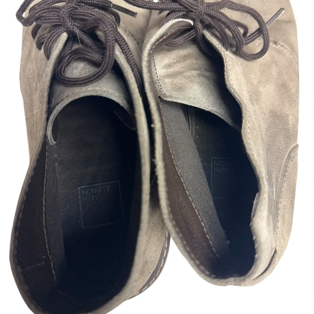 Men's‎ Chukka Boots in Gray Suede Made in Italy 44 10.5-11